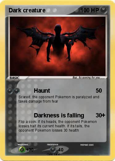 Pokemon Dark creature