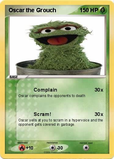 Pokemon Oscar the Grouch