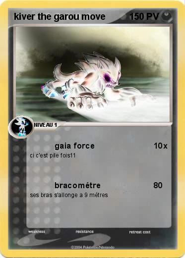 Pokemon kiver the garou move