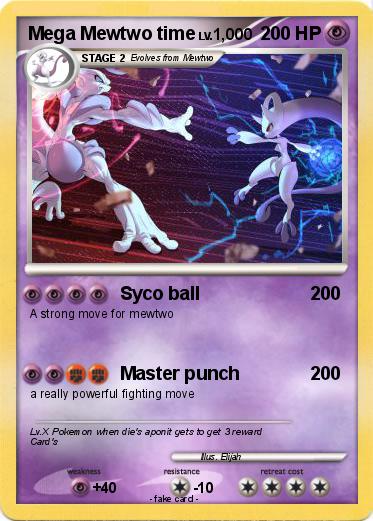 Pokemon Mega Mewtwo time