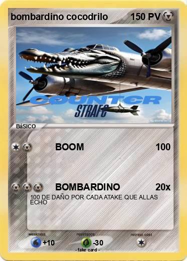 Pokemon bombardino cocodrilo