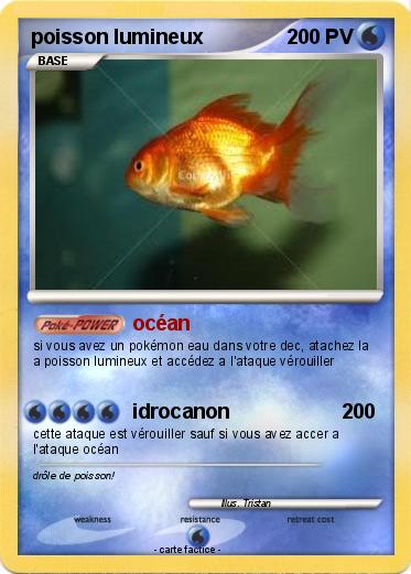 Pokemon poisson lumineux