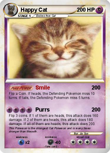 Pokemon Happy Cat