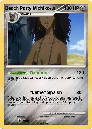 Pokemon Beach Party Michiko