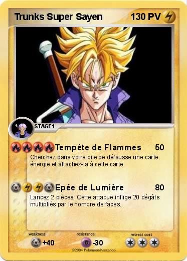 Pokemon Trunks Super Sayen