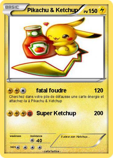 Pokemon Pikachu & Ketchup