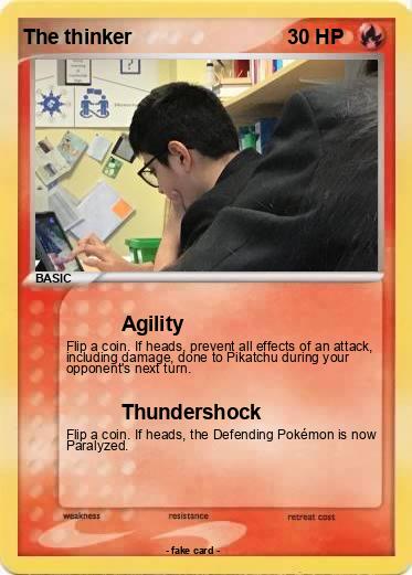 Pokemon The thinker