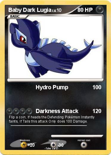 Pokemon Baby Dark Lugia