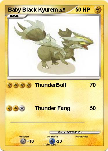 Pokemon Baby Black Kyurem