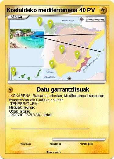 Pokemon Kostaldeko mediterraneoa