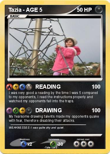 Pokemon Tazia - AGE 5