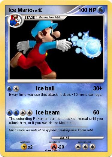 Pokemon Ice Mario