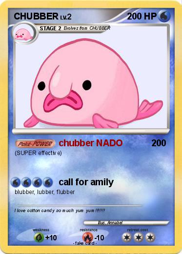 Pokemon CHUBBER