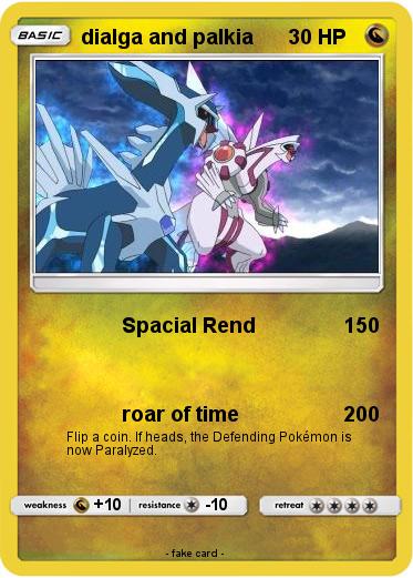 Pokemon dialga and palkia