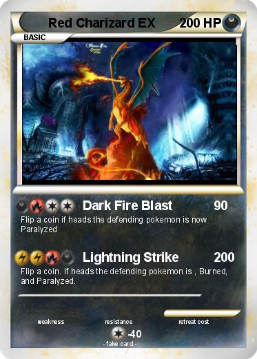Pokemon Red Charizard EX