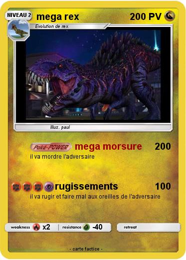 Pokemon mega rex