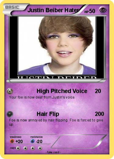 Pokemon Justin Beiber Hater