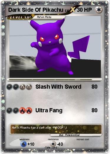 Pokemon Dark Side Of Pikachu