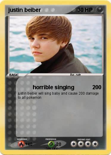 Pokemon justin beiber