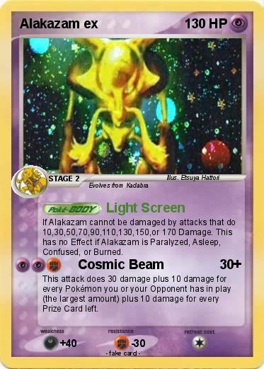 Pokemon Alakazam ex