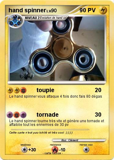 Pokemon hand spinner