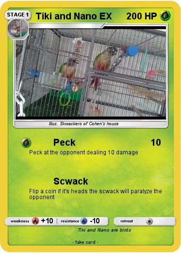 Pokemon Tiki and Nano EX