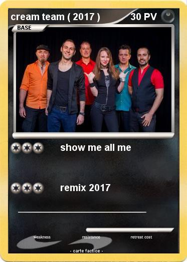Pokemon cream team ( 2017 )