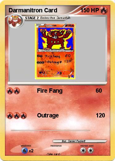 Pokemon Darmanitron Card