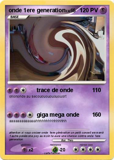 Pokemon onde 1ere generation