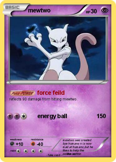 Pokemon mewtwo