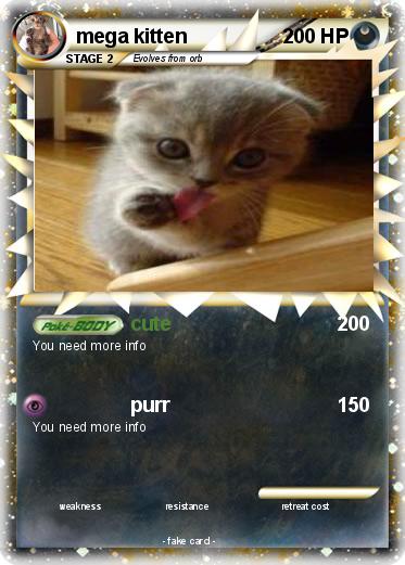 Pokemon mega kitten