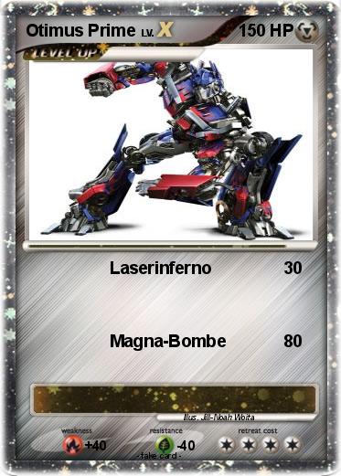Pokemon Otimus Prime