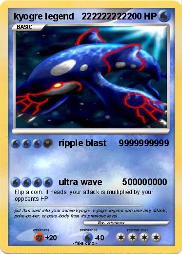 Pokemon kyogre legend   222222222