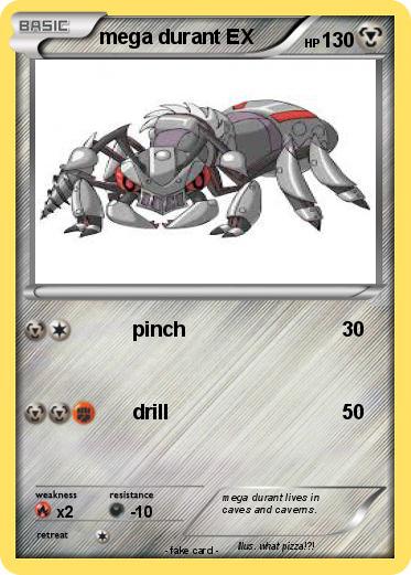 Pokemon mega durant EX