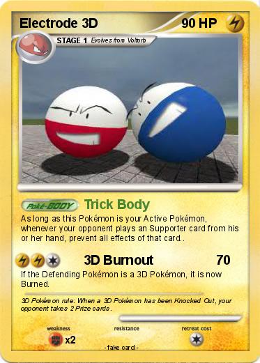 Pokemon Electrode 3D