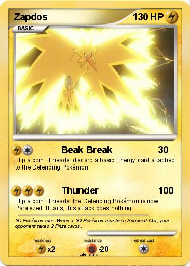 Pokemon Zapdos