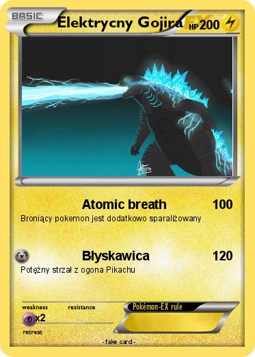 Pokemon Elektrycny Gojira