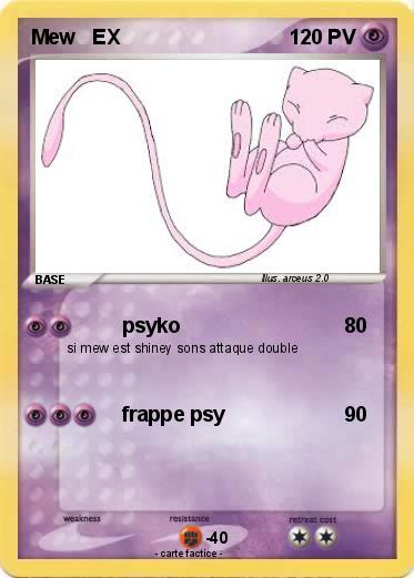 Pokemon Mew   EX