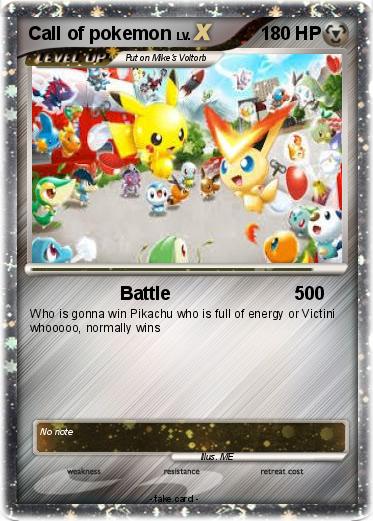 Pokemon Call of pokemon