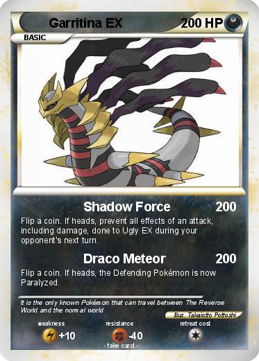 Pokemon Garritina EX
