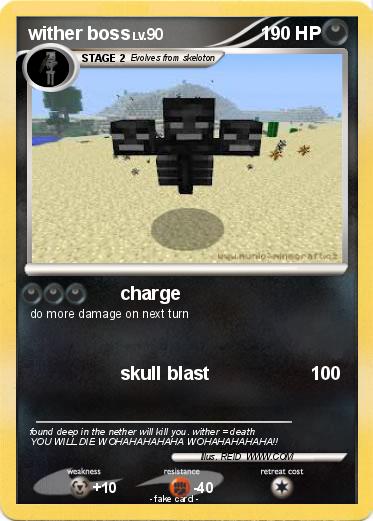Pokemon wither boss