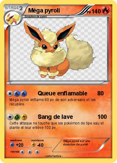 Pokemon Méga pyroli