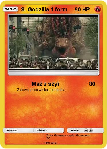 Pokemon S. Godzilla 1 form