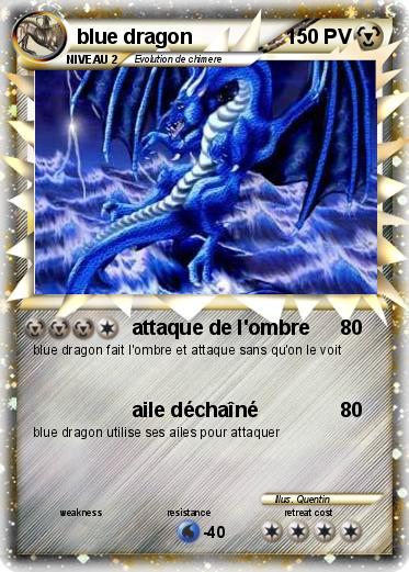 Pokemon blue dragon