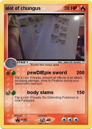 Pokemon alot of chungus