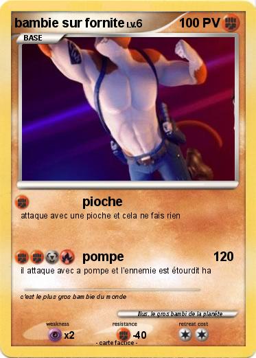 Pokemon bambie sur fornite