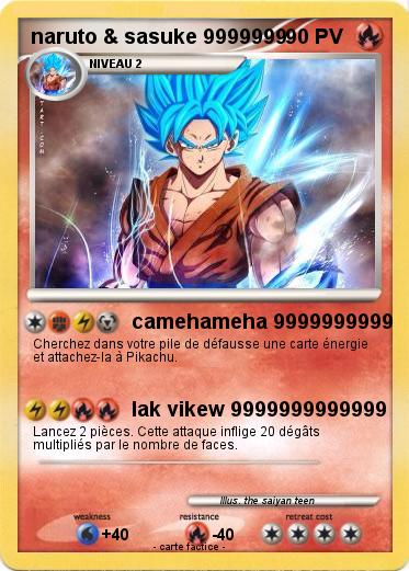 Pokemon naruto & sasuke 9999999
