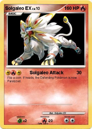 Pokemon Solgaleo EX