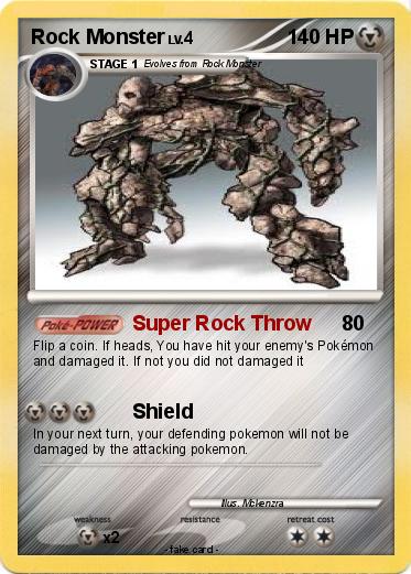 Pokemon Rock Monster