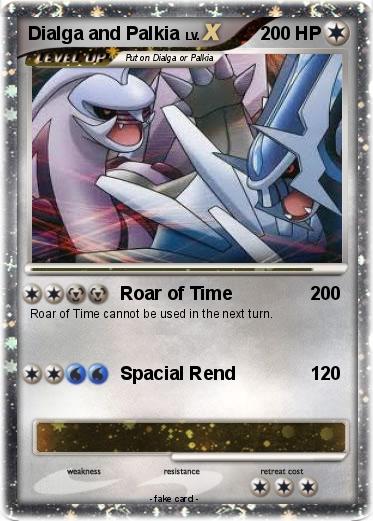 Pokemon Dialga and Palkia